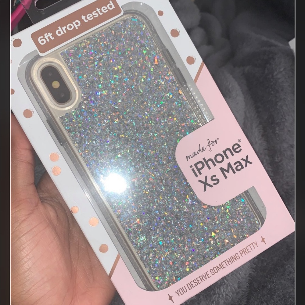 Glitter protective xs max iPhone case